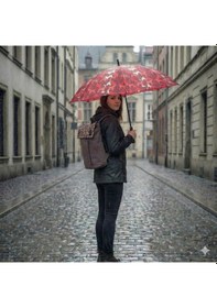 Resim Biggdesign Dogs 15" Laptop Çantası & Tam Otomatik Rüzgara Dayanıklı Köpek Desenli Şemsiye Set Karışık/Çok Renkli 