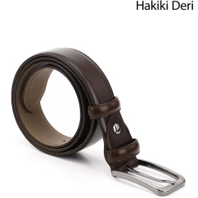 Resim Gönderi(R) Gönderi R Erkek Kahve Antik Hakiki Deri 3,5 Cm Klasik Kemer Ddmk32413451 Kahve 