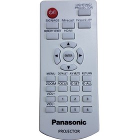 Resim Panasonic N2QAYA000092 PT-JW130FBE - PT-JW130FBK Projeksiyon Kumandası Orjinal Ürün 