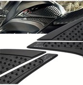 Resim Chuangyinshop Kawasaki Z800 2013 2016 Anti Kaydırmaz Siyah Silikon Gaz Tankı Tutacak Pedleri 