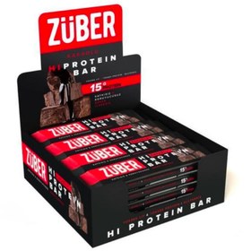 Resim ZÜBER Kakaolu Yüksek Protein Bar 45g x 12 