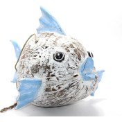 Resim Ahşap Balık Figürü Lıngga Yonı-1 