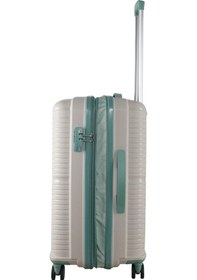 Resim V379 Aura Y.üretim Pp Valiz 55 Cm + 65 Cm Kemik/suyeşili Set S24sy1000098-set 10730 Kemik/suyeşili 