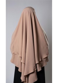 Resim Hürrem Bone Taba Pratik Hazır Geçmeli Tesettür Eşarp Medine İpeği Bağcıklı Çift Katlı Sufle Hijab 2302 33 