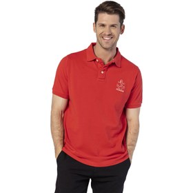 Resim Routefield Piers Erkek Polo Tişört Kırmızı 