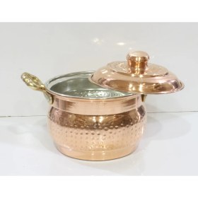 Resim Blk Bakır Bakır 3'lü Güveç Tencere 