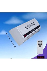 Resim dubbo 2200 watt klima duvar tipi sessiz ptc seramik ısıtıcı vantilatör 