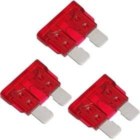 Resim SKAUTO Standart Üniversal Bıçak Sigorta 10 Amper 100 Adet Araba Elektrik Sigortası 