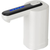 Resim 5 Galon Şişe Için Su Dağıtıcı, Evrensel 2 Motorlu Daha Hızlı Pompalama Su Pompası, Taşınabilir USB Şarj Beyaz (Yurt Dışından) 