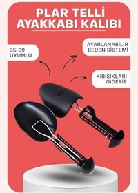 Resim Plastik Telli Ayakkabı Kalıbı 1 Çift 35-39 Uyumlu Kadın Beden 