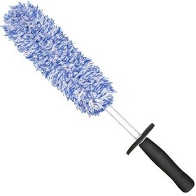 Resim Cbtx Araba Tekerleği Temizleme Fırçası Yumuşak Mikrofiber Uzun Saplı Jant Detaylandırma Fırçası - Mavi + Beyaz Saplı 
