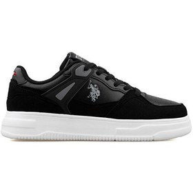 Resim Us Polo Assn 5m Lean 5fx Erkek Günlük Ayakkabi 101938155 Siyah Siyah 