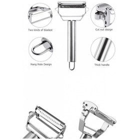 Resim Baysa Paslanmaz Çelik 15 Cm Jülyen Sebze Soyucu Turbo Jülien Soyacak Gri 