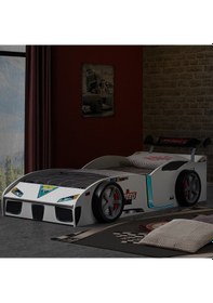 Resim Setaymobilya Speedy Rüzgarlıklı Sandıklı Arabalı Yatak Beyaz 