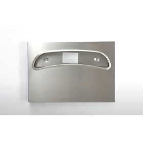 Resim KG-GOLDPAPER 1 Adet Paslanmaz Çelik Klozet Kapak Örtüsü Dispanseri Ve 4 Paketklozet Kapak Örtüsü 250'li 