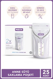 Resim Mochi Anne Sütü Saklama Poşeti 25 Adet 