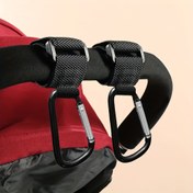 Resim 2 adet siyah / gümüş beyazı çok amaçlı kanca arabalar / elektrikli arabalar / motosikletler / bisiklet gidonları için 