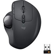 Resim Logitech Mx Ergo Graphite Siyah Kablosuz Mouse 
