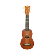 Resim Mahalo Java Series MJ1TBR Soprano Ukulele (Transparent Brown) 