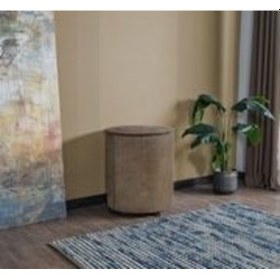 Resim Elisa Makyaj Masalı Aynalı Organizerli Yumuşak Kumaşlı Kırlentli Renk Seçenekli Puf - Bench / Makyaj Masası A5 