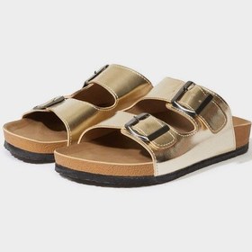 Resim Defacto Kadın Düz Taban Suni Deri Terlik X1363az25smgd5 Sarı 