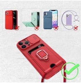 Resim iPhone 13 Pro Max Uyumlu Pelit Kılıf-Kırmızı 