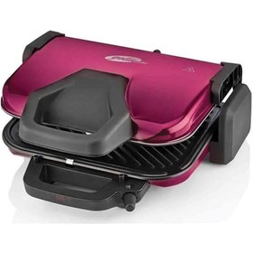 Resim GoldMaster Kumru Gm-7432 Mor Izgara Özelliği 1800w Isı Ayarlı Tost Makinesi 