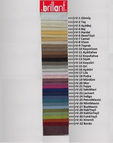 Resim Brillant Blackout %100 Karartma Güneşlik Ve Fon Perde 32 Renk 