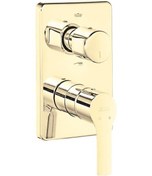 Resim Eca Luna Ankastre Banyo Bataryası 2 Yollu Altın Gold Sıva Üstü 102867206-Kde 