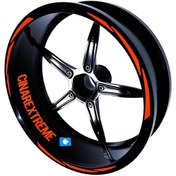 Resim Çınar Extreme 3 Parça Tasarımlı Jant Şeridi Sticker Reflektif, Floresan, Özel Renkler Çınar Extreme 