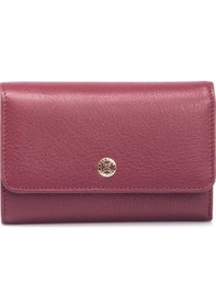 Resim Tergan Bordo Deri Kadın Cüzdan - S1cb00005730-k16 Bordo 