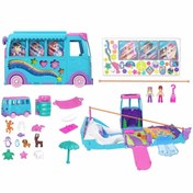 Resim Polly Pocket Hayvancıkların Karavan Macerası Oyun Seti JCC22 
