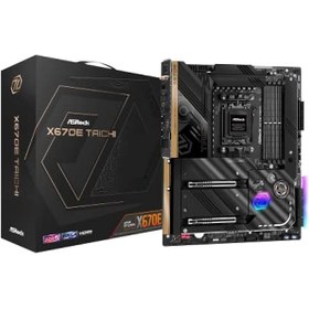 Resim ASRock X670E Taichi RGB EATX Anakart AMD AM5 Ryzen 8000 ve 7000, DDR5, 4x M.2 SSD, AMD EXPO, WiFi 6E 