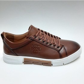 Resim HİDAYET ÖZEL HAKİKİ DERİ BAĞCIKLI ERKEK AYAKKABI C-9117720 Taba 