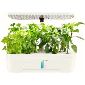 Resim Hymark Hidroponik Topraksız 12 Bölmeli Bitki Yetiştirme Kiti 3 Mod 139 Led Tam Spekturumlu Bahçe Kiti 