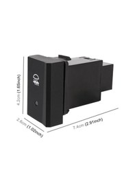 Resim Ebitda Ts-18 Hyundai Accent İçin Kablolu Sis Farı Anahtarı - Kolay Montaj - Dayanıklı Plastik - Oranj Renk Diğer 