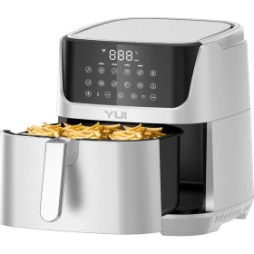 Resim Yui Maxifry Pro Smart Airfryer M25 5.5 Lt Yağsız Beyaz Fritöz Outlet Teşhir Ürün 
