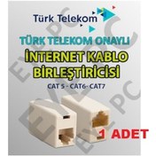 Resim Rj 45 Kablo Ucu Birleştirme Jakı Plud Dişi-Dişi Ara A++ 