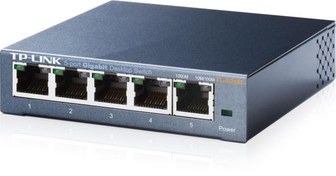 Resim TP-LINK 10\u002F100\u002F1000Mbps 5xPort %75 Güç Tasarruflu Smart Switch 