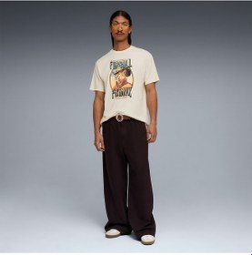 Resim Puma Graphic Erkek Beyaz T-shirt 634434 