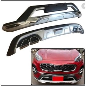 Resim Kia Sportage Ön Arka Difüzör Tampon Koruma 2018 - 2019-2020 
