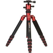 Resim Benro MeFOTO A1350Q1R RoadTrip Aluminum Travel Tripod Kit (Red) 
