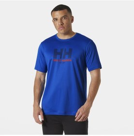 Resim Helly Hansen Hh Tech Graphic 2.0 Erkek T-shirt-29793 Mavi 