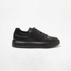 Resim John May Erkek Oxford ( Klasik) OG-1670 101-921 Siyah Dolaplı-Siyah Havlu Nubuk 