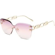 Resim Jokmae Yeni Moda Sokak Stili Büyük Çerçeve Güneş Gözlüğü 