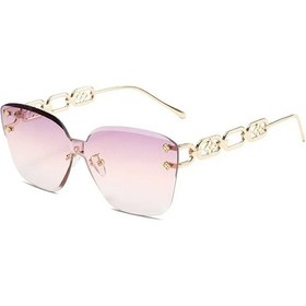 Resim Jokmae Yeni Moda Sokak Stili Büyük Çerçeve Güneş Gözlüğü 