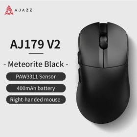 Resim Dream011 Ajazz Aj179v2 Üç Modlu Siyah Kablosuz Oyun Fare Şarj Edilebilir Koltuk Cihazı İle - 