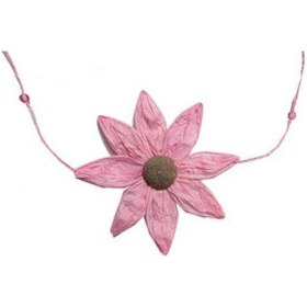 Resim Süs papatya çiçeği 5 li set pembe pk:1 