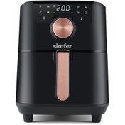 Resim Simfer SK-6702 Air Fry Smart Siyah 5 lt Yağsız Fritöz TÜM TÜRKİYE ÜCRETSİZ TESLİMAT SAĞLANIR.