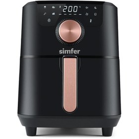 Resim Simfer SK-6702 Air Fry Smart Siyah 5 lt Yağsız Fritöz 